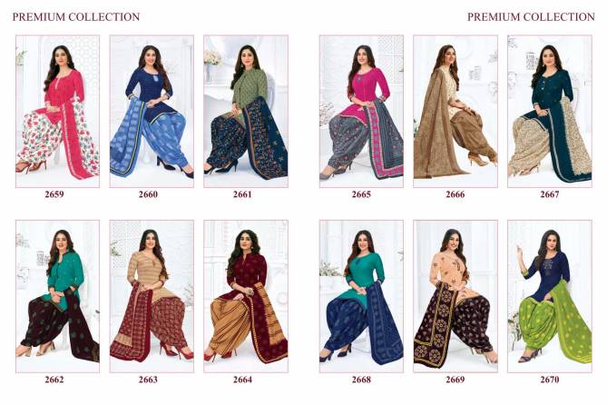 Pranjul Priyanshi Vol 26 Casual Wear Wholesale Patiyala Cotton Dress Material
